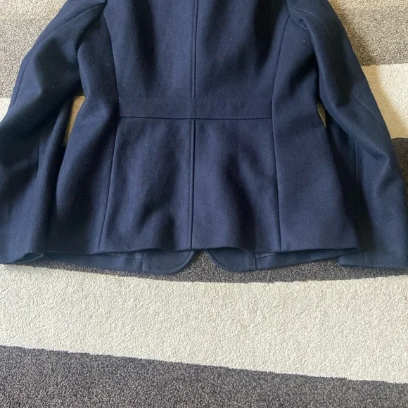 Fossil Navy Wool Blend Gold Button, Military Style Blazer Sz Medium - Picture 9 of 11